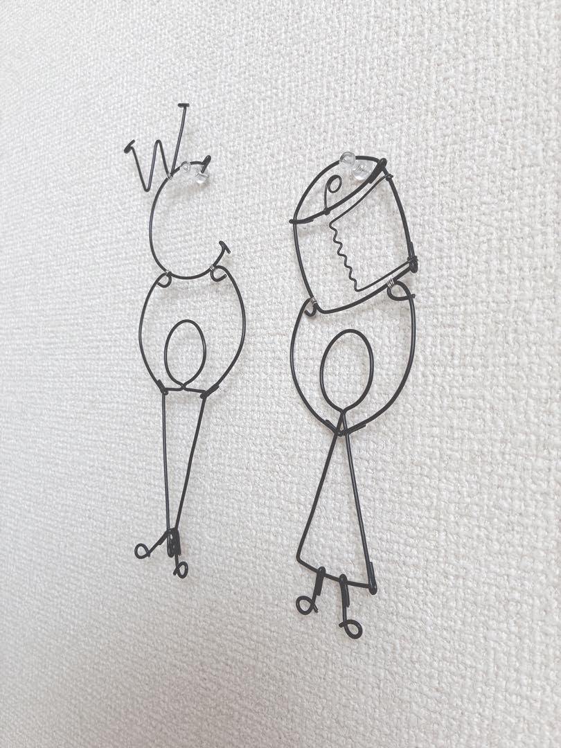 Amazon | ワイヤーアート ワイヤークラフト ~WC文字入り トイレマーク